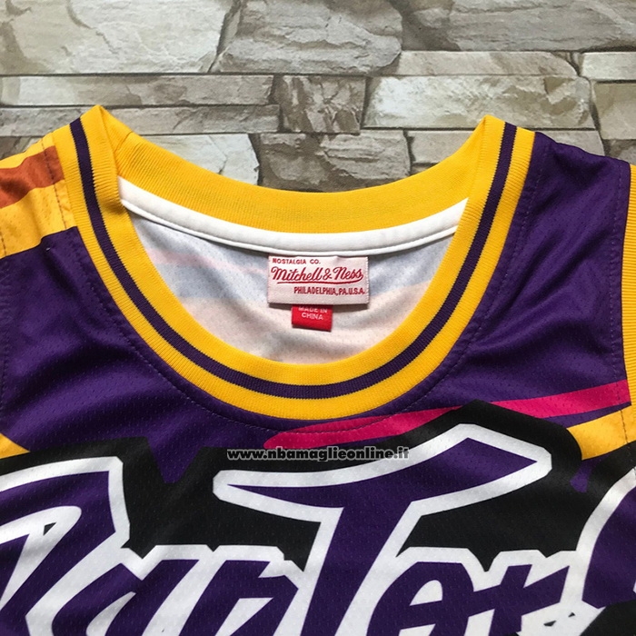 Maglia Toronto Raptors Vince Carter #15 Rainbow Classic Nero